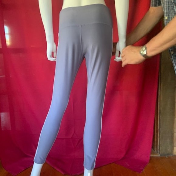 Lavender  RIBBED MPG Workout Leggings - Picture 9 of 15